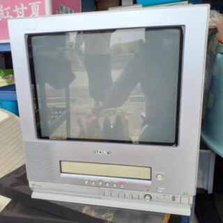 テレビ　VHS付　動作未確認