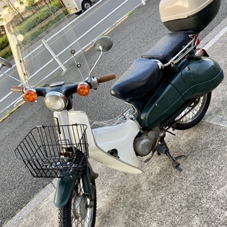 【値下げ】　スーパーカブ　カブラ 88cc タンデムシート　希少車！　実働ジャンクの画像