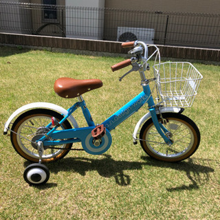 14インチ自転車　補助輪付き