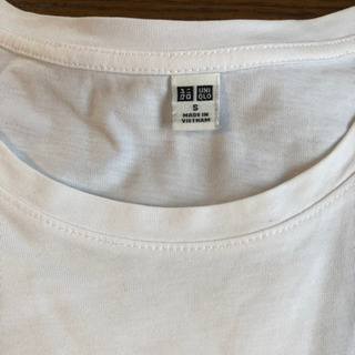 ♡ユニクロ　スーピマコットンTシャツ２枚組♡Sサイズの画像