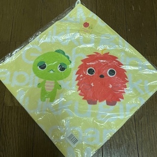 ループ付きタオル 黄色の画像
