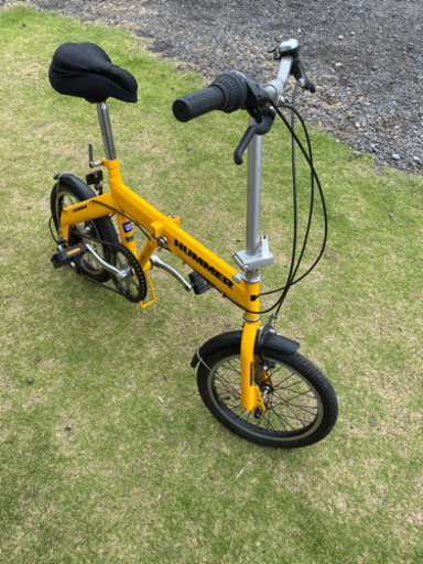 更新！　hummer 折り畳み自転車　SHIMANO6段変速ギア　常総市