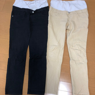 【無料】マタニティズボン2本