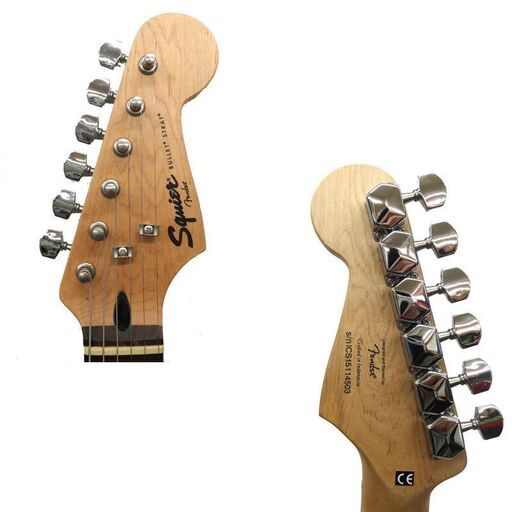 スクワイヤー ストラトキャスター バレット フィエスタレッド Squier
