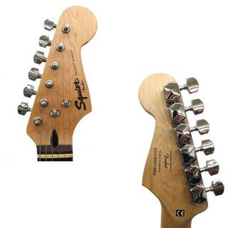 スクワイヤー ストラトキャスター バレット フィエスタレッド Squier
