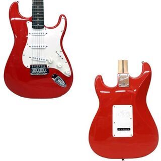 スクワイヤー ストラトキャスター バレット フィエスタレッド Squier