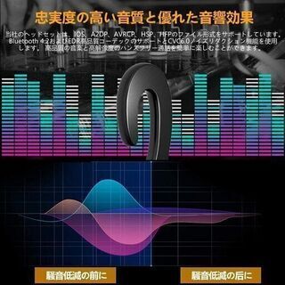 【新品・未使用】超軽量 片耳掛け型Bluetoothイヤホンの画像