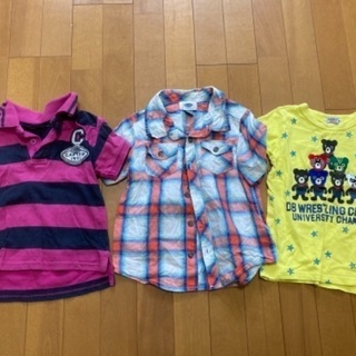 100サイズ男の子向け夏物トップスセット　ブランドありの画像
