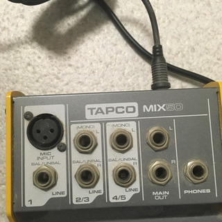 ミキサー　楽器　ボーカル　音楽用　TAPCO MACHIE