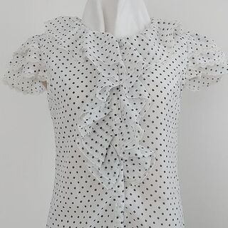 ブラウス／ドット／水玉