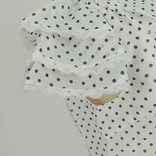 ブラウス／ドット／水玉の画像