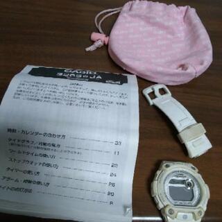 ジャンク！　CASIO  Baby  G  ホワイト