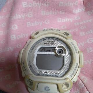 ジャンク！　CASIO  Baby  G  ホワイトの画像