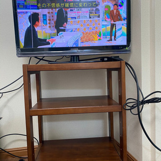 (受け渡し者決定)テレビとテレビ台