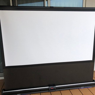 OSスクリーン　ホームシアタースクリーン　自立型