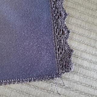 パープルグレー　ストールの画像