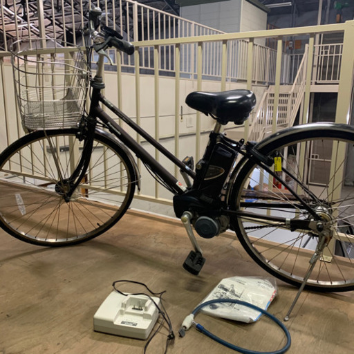 電動アシスト 自転車 27インチ 黒 菊MZ
