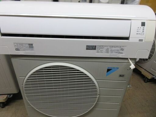 K02279　ダイキン　 中古エアコン　主に6畳用　冷房能力 2.2KW ／ 暖房能力　2.2KW
