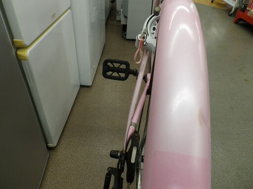 シティーサイクル ママチャリ 自転車 26インチ ライト付き 鍵付き ピンク 西岡店 