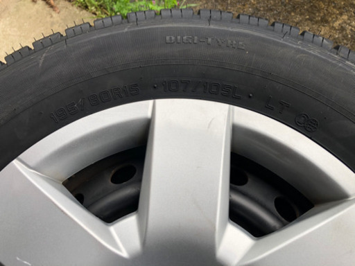 早い者勝ち:DUNLOP 4本バリ山タイヤホイール付き六穴夏タイヤセット 