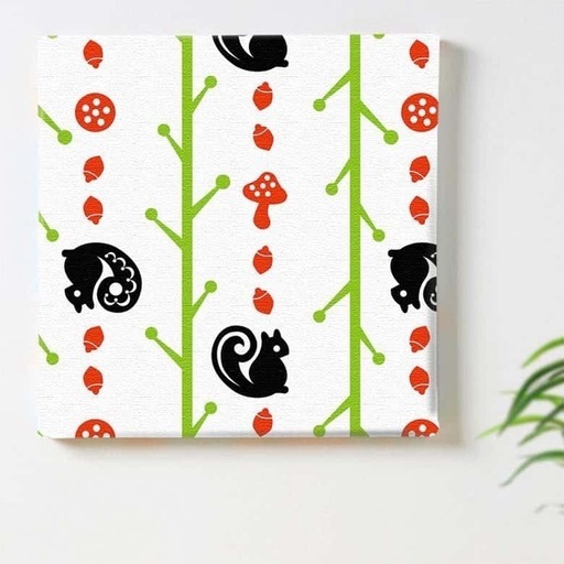 ⑧アートデリ ポスター パネル 北欧 100cm × 100cm Kinpro 日本製 軽量 ファブリック kpr-0001-XL