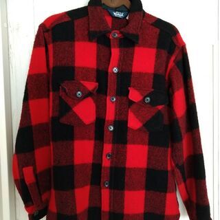 ☆値下げ☆ウールリッチ　Woolrich 　三角タグ　ウールシャツの画像