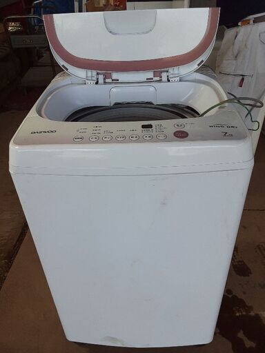☆値下げ！　中古美品　大宇　全自動洗濯機　7㎏　2016年式