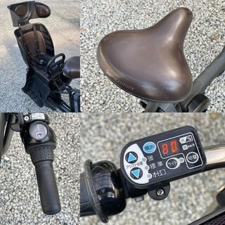 ヤマハ Pas kiss mini 20インチ 前後子供乗せ付きの画像