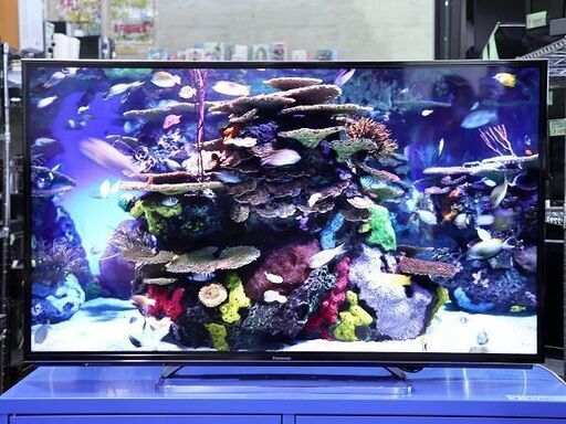 【苫小牧バナナ】良品 Panasonic ビエラ TH-50AX800F 4K液晶テレビ 2014年製 外付HDD2番組同時録画 Wi-Fiネット接続対応 動画視聴OK♪