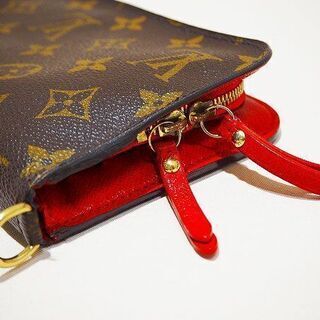 【苫小牧バナナ】LOUIS VUITTON/ルイヴィトン モノグラム ポルトフォイユ・アンソリット カード12枚 M60250 ルージュ 二つ折り 長財布♪の画像