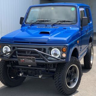 ジムニーバン660HA 4WD リフトアップ5速MT ナビ テレ...