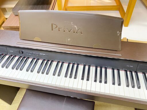 CASIO 88鍵盤 電子ピアノ Privia PX-750BN 椅子付き ☆買取帝国 朝霞店