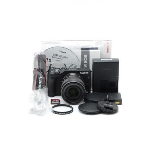 Canon - ✨未使用品✨自撮り＆スマホに転送♡キャノン M3 レンズキット♡ ◇極美品＆自撮り＆スマホ転送◇キヤノン M3 レンズキット