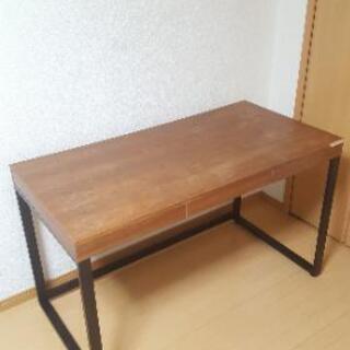 ウォールナット デスク 机の画像