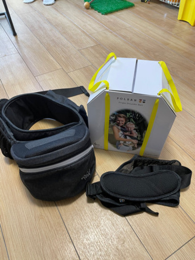 抱っこ紐　ポルバン　ヒップシート　シングルショルダー付き