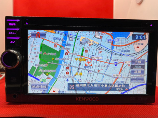 KENWOOD 彩速　MDV-L300 最新地図更新　地デジ　動作確認済み2