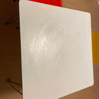 ニトリ  2人用ダイニングテーブル　白　75×75 5/23に取...