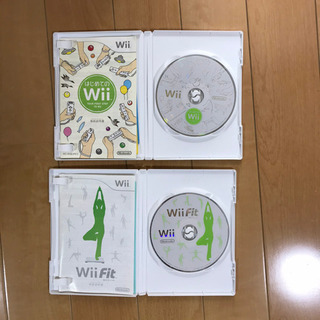 【使用品】Wii Fit本体&ソフト2本の画像