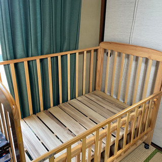 中古ベビーベッド（傷あり）【取引き決まりました】の画像