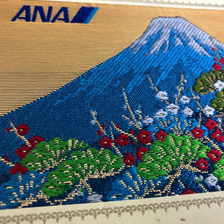 京都西陣織　ANA記念ハガキ　　　　　富士山　4枚セットの画像