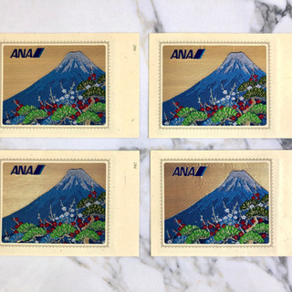 京都西陣織　ANA記念ハガキ　　　　　富士山　4枚セットの画像