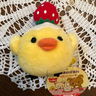 《感謝》カフェぬいぐるみ　きいろいとり　新品です。