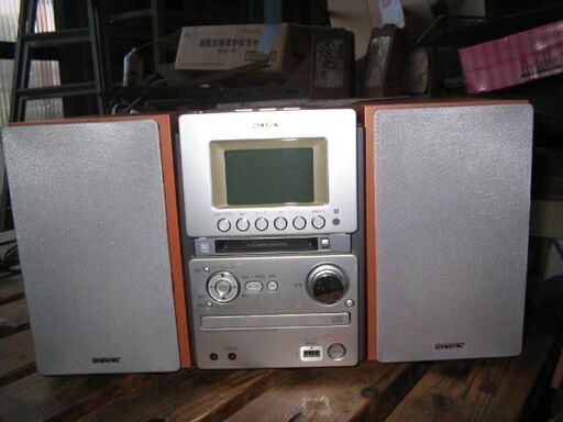 ソニーデッキコンポ　CMT-M35WM　CD,MD,テープ（訳アリ）
