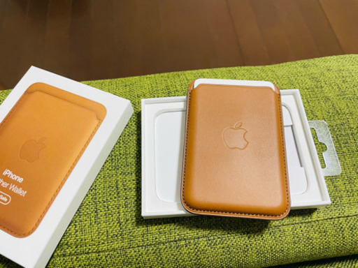Apple純正 iphone レザーウォレット