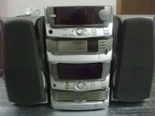 MD／CDコンポ　KENWOOD　一部ジャンク