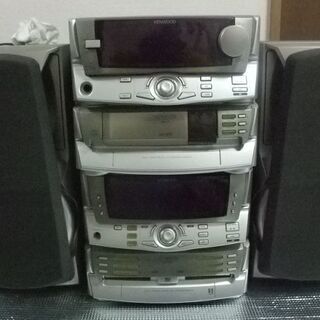 MD／CDコンポ　KENWOOD　一部ジャンク