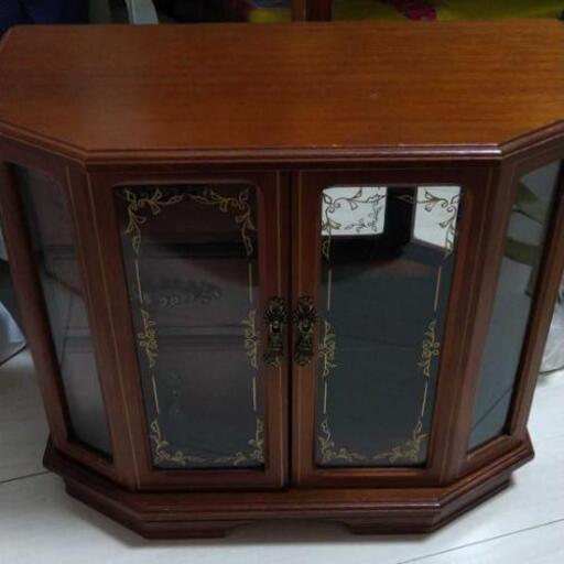 中古 美品 アクセサリー収納 ミニ鏡台
