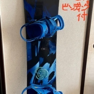 BURTONスノーボード2台（1台はビンディング付）傷、欠けあります