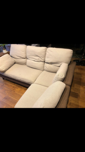 【5月引き取り希望】3人掛けソファセット