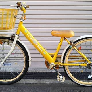 あさひ自転車22インチ　ラブアンドピースLOVE&PEACE 